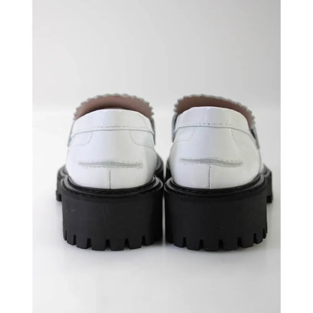 LAST Matter white Leather Loafers EU40